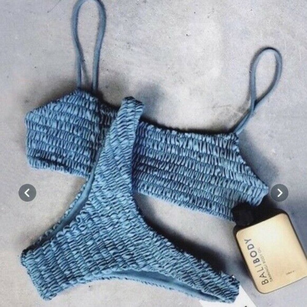 Brand new bikini. Size L. Blue